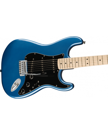 Squier Affinity Series Stratocaster, Maple Fingerboard, Black Pickguard, Lake Placid Blue