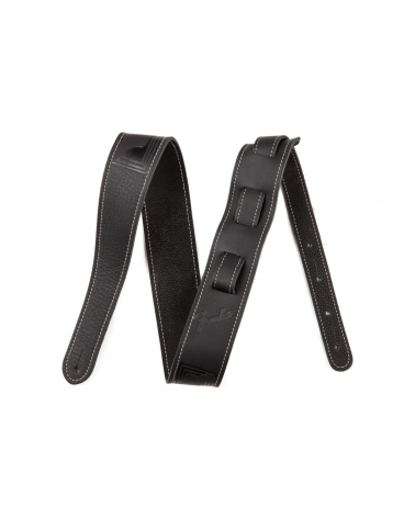 Fender Monogram Leather Strap, Black