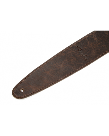 Fender Artisan Crafted Leather Strap, 2.5" Brown