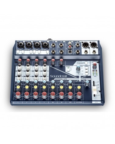 Soundcraft Notepad 12FX Mesa de mezclas compacta 12 canales USB I/O con efectos