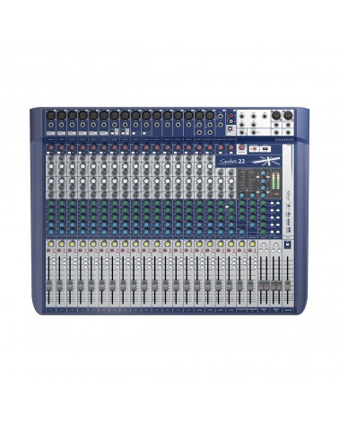 Soundcraft Signature 22 Mesa de Mezcla Analógica 22 canales con efectos y USB 2:2 i/o