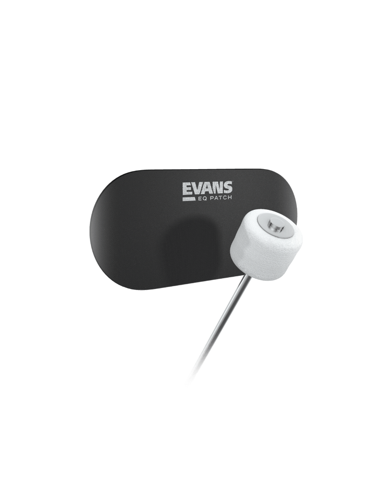 EVANS EQPB2 Parche doble para pedal EQ de Evans, nailon negro