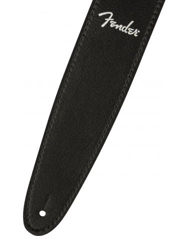 Fender Correa de cuero vegano, Black, 2.5"