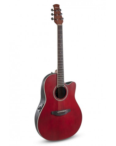 Applause Guitarra electro-acústica AB24II CS Mid Cutaway Ruby Red Satin