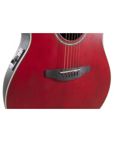 Applause Guitarra electro-acústica AB24II CS Mid Cutaway Ruby Red Satin