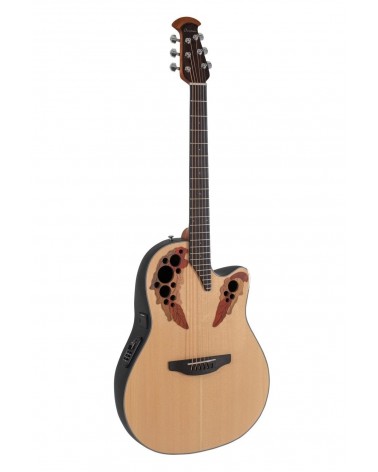 Ovation Guitarra electro-acústica Celebrity Elite Mid Cutaway CE44-4-G NATURAL