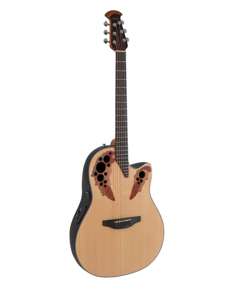 Ovation Guitarra electro-acústica Celebrity Elite Mid Cutaway CE44-4-G NATURAL