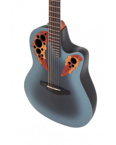 OVATION GUITARRA ELECTRO-ACÚSTICA CELEBRITY ELITE MID CUTAWAY Reverse Blue Burst CE44-RBB-G