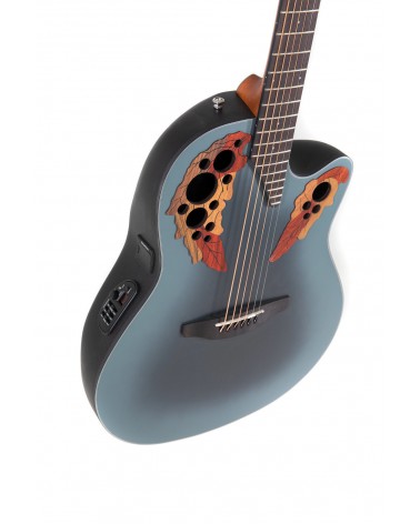 OVATION GUITARRA ELECTRO-ACÚSTICA CELEBRITY ELITE MID CUTAWAY Reverse Blue Burst CE44-RBB-G