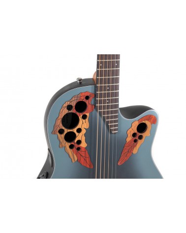 OVATION GUITARRA ELECTRO-ACÚSTICA CELEBRITY ELITE MID CUTAWAY Reverse Blue Burst CE44-RBB-G