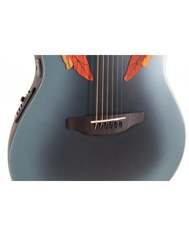 OVATION GUITARRA ELECTRO-ACÚSTICA CELEBRITY ELITE MID CUTAWAY Reverse Blue Burst CE44-RBB-G