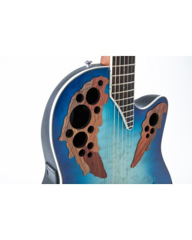 OVATION GUITARRA ELECTRO-ACÚSTICA CELEBRITY ELITE PLUS SUPER SHALLOW  Regal to Natural CE48P-RG-G