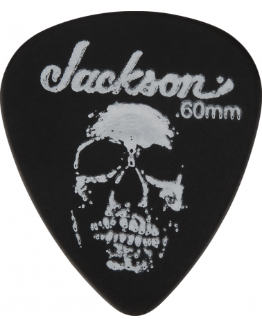 Jackson 451 Skull Picks, Black, Thin/Med .60mm