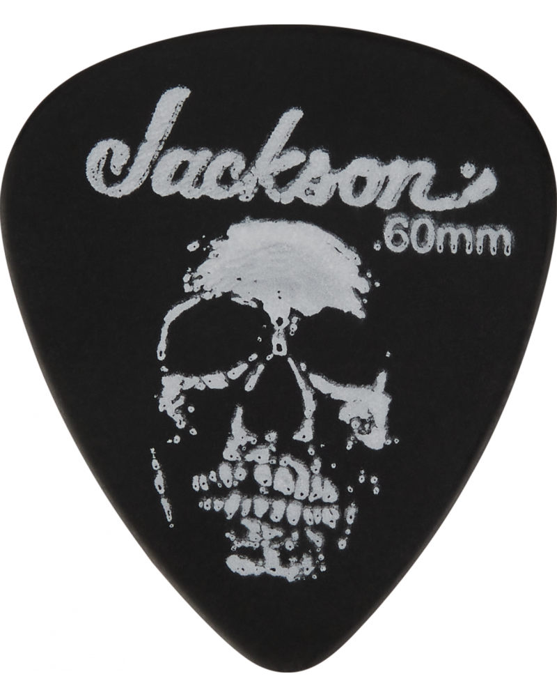 Jackson 451 Skull Picks, Black, Thin/Med .60mm