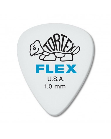 Bolsa 12 Púas Dunlop 428P-100 Tortex Flex Standard 1.00mm