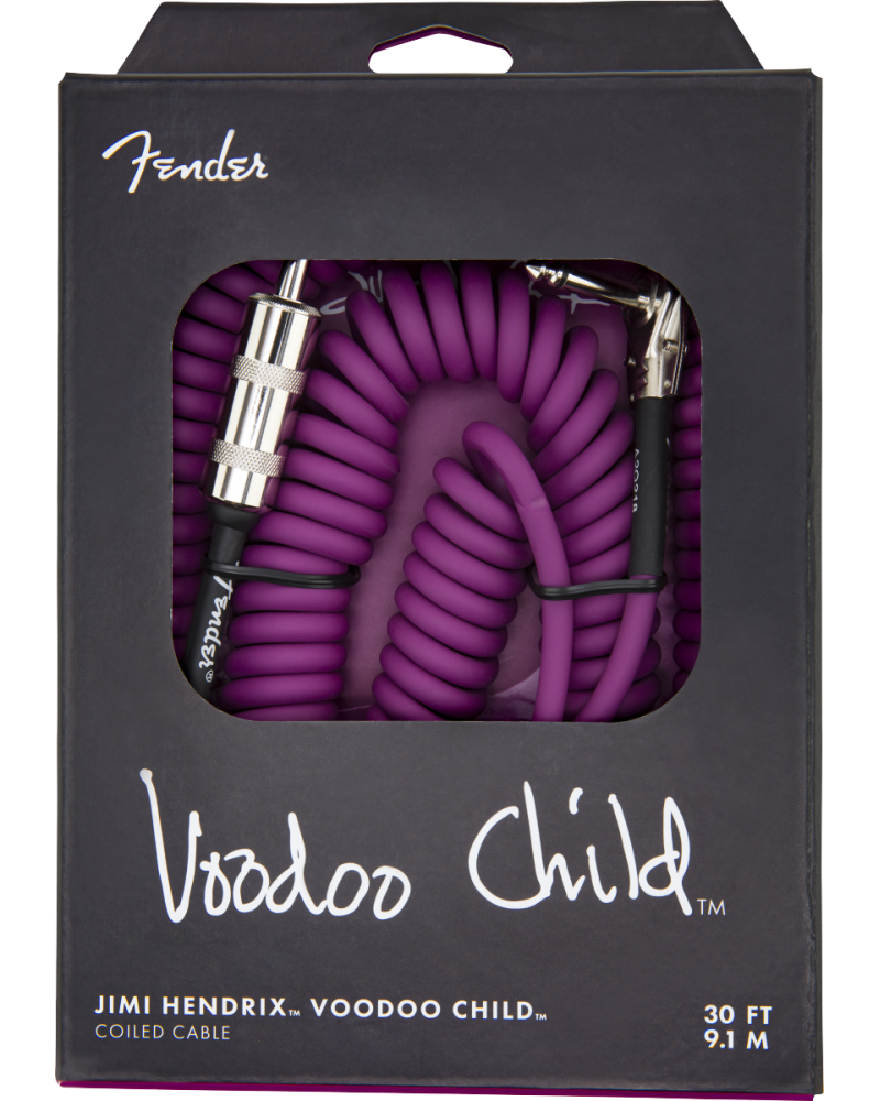 FENDER  Hendrix Voodoo Child™ Coil Cable, 30', Purple