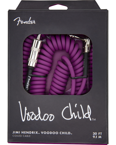 FENDER  Hendrix Voodoo Child™ Coil Cable, 30', Purple