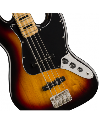 Squier Classic Vibe '70s Jazz Bass, Maple Fingerboard, 3-Color Sunburst