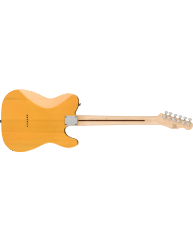 Squier Affinity Series Telecaster Left-Handed, Maple Fingerboard, Black Pickguard, Butterscotch Blonde