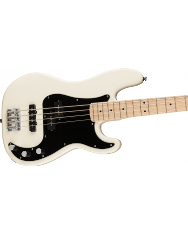 Squier Affinity Series Precision Bass PJ, Maple Fingerboard, Black Pickguard, Olympic White