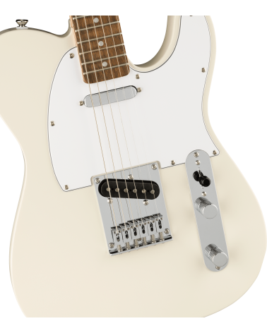 Squier Affinity Series Telecaster, Laurel Fingerboard, White Pickguard, Olympic White