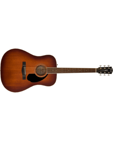 Fender PD-220E Dreadnought, All Mahogany, Ovangkol Fingerboard, Aged Cognac Burst