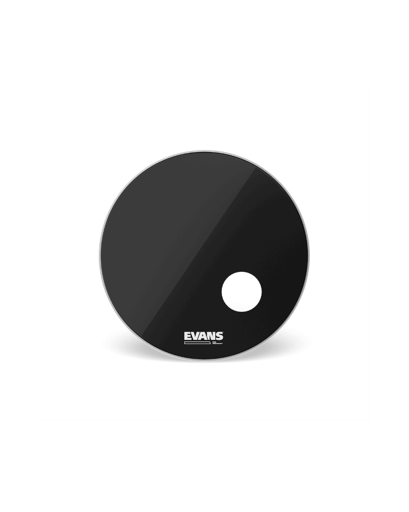 EVANS BD22RB EQ3. Resonante de bombo negro 22"