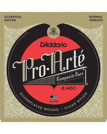 D'Addario EJ45C Pro-Arté compuesto, tensión normal