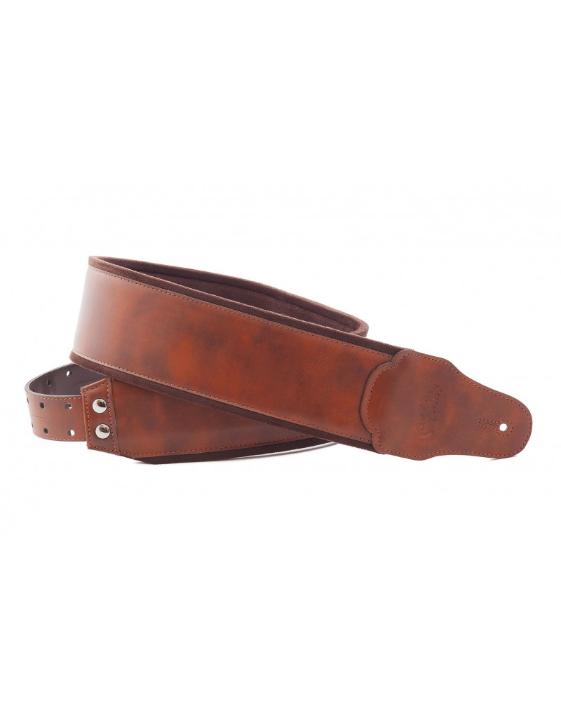 BANDOLERA GUITARRA RIGHTON BASSMAN B-CHARM BROWN