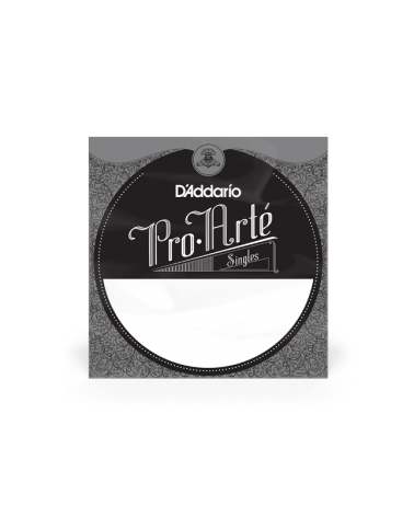 D'Addario J4406 Pro-Arte, cuerda individual de nailon para guitarra clásica, tensión extra dura, sexta cuerda