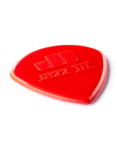 JIM DUNLOP JAZZ III NYLON PICK Red Nylon,1.38mm