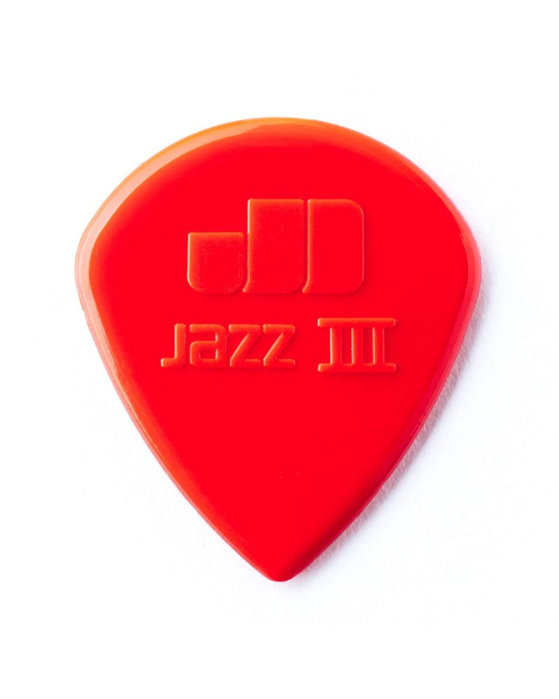 JIM　NYLON　Red　Nylon,1.38mm　DUNLOP　III　JAZZ　PICK