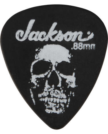 Jackson 451 Skull Picks, Black, Med/Heavy .73mm