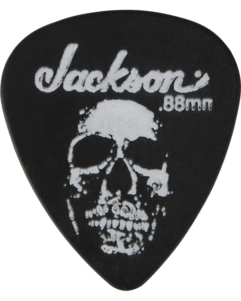 Jackson 451 Skull Picks, Black, Med/Heavy .73mm