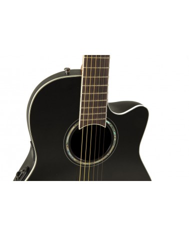 OVATION CELEBRITY CS STANDARD MID CUTAWAY BLACK CS24C-5G-G