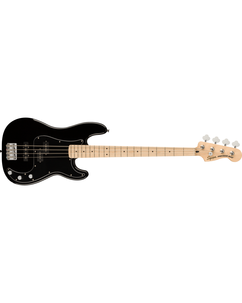 Squier Affinity Series Precision Bass PJ, Maple Fingerboard, Black Pickguard, Black