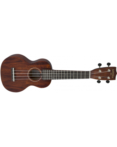 GRETSCH G9100 Soprano Standard Ukulele with Gig Bag, Ovangkol Fingerboard, Vintage Mahogany Stain