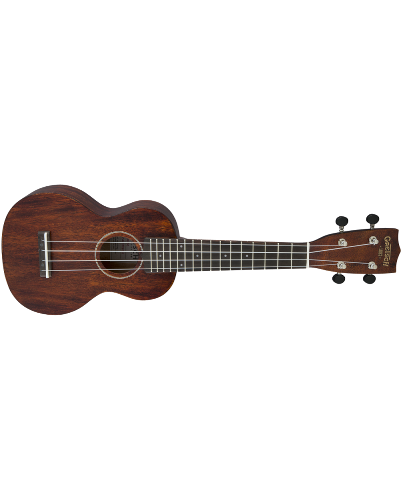 GRETSCH G9100 Soprano Standard Ukulele with Gig Bag, Ovangkol Fingerboard, Vintage Mahogany Stain