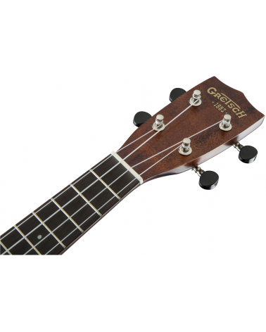 GRETSCH G9100 Soprano Standard Ukulele with Gig Bag, Ovangkol Fingerboard, Vintage Mahogany Stain