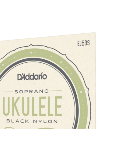 D'ADDARIO EJ53S JUEGO DE CUERDAS UKELELE NYLON NEGRO