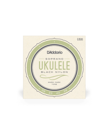 D'ADDARIO EJ53S JUEGO DE CUERDAS UKELELE NYLON NEGRO