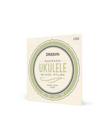 D'ADDARIO EJ53S JUEGO DE CUERDAS UKELELE NYLON NEGRO