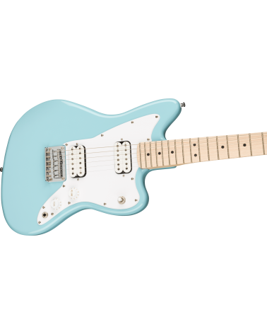 Squier Mini Jazzmaster HH, Maple Fingerboard, Daphne Blue