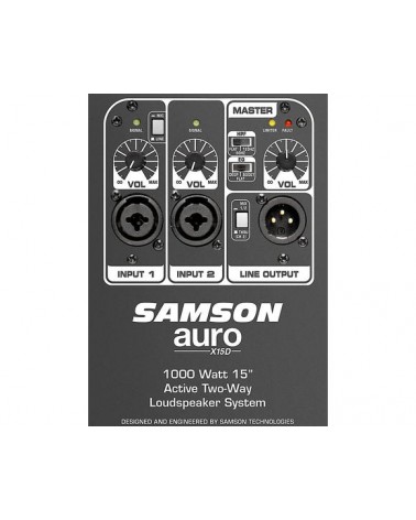 SAMSON Altavoz de pa amplificado AURO X15D