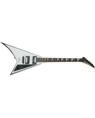 Jackson  JS Series Rhoads JS32T, Amaranth Fingerboard, White with Black Bevels