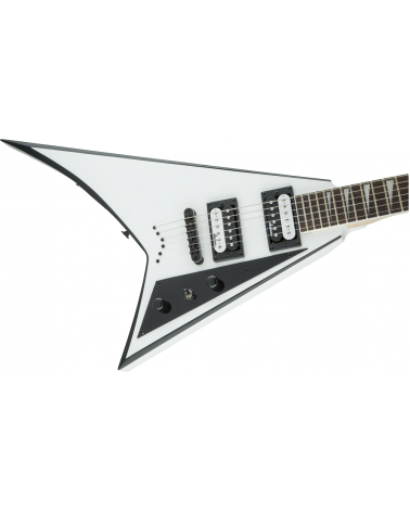 Jackson  JS Series Rhoads JS32T, Amaranth Fingerboard, White with Black Bevels