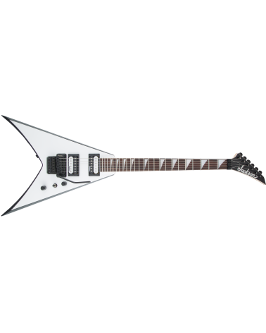 Jackson  JS Series King V JS32, Amaranth Fingerboard, White with Black Bevels