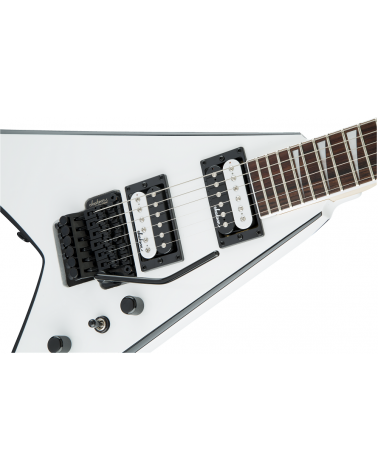 Jackson  JS Series King V JS32, Amaranth Fingerboard, White with Black Bevels