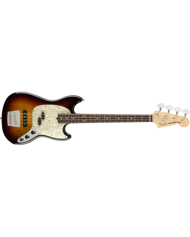 Fender American Performer Mustang Bass, Rosewood Fingerboard, 3-Color Sunburst