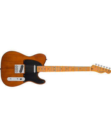 Squier 40th Anniversary Telecaster, Vintage Edition, Maple Fingerboard, Black Anodized Pickguard, Satin Mocha